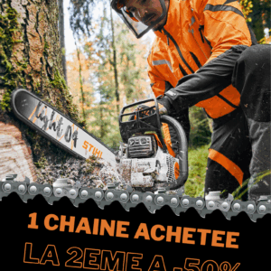 1 CHAINE STIHL ACHETEE LA 2EME A -50%